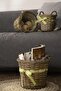 Gray Wicker Basket - Set of 3