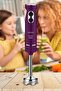 Maximix Purple 1000 Watt 4 Blades Stainless Steel Turbo Speed Adjustable Hand Blender - 6