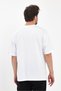 Men's Love's for Show Printed Oversize 100% Cotton Loose Wide Cut Crew Neck Casual White T-Shirt - 6
