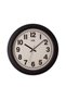 Auris Black Minimalist Wall Clock
