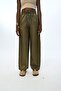 Women's Elastic Waist, Loose Legs, Shiny Fabric, Solid Color Pants