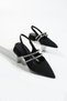 women's stylish ballet flats with stones-high heels-LNDA