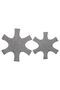 2-Piece Pan Protector Gray Scratch Prevention 28Cm-32Cm