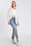 Off-Shoulder Linen Oversize Shirt - 2