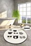 Cutie Diameter 100 cm Bathroom Rug