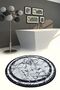 Marmor Djt Diameter 140 cm Bathroom Rug Mat Set