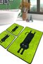 Comfort Green Bathroom Rug Set of 3 Bathroom Rug Mat Washable Non-Slip