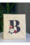 Raw Cloth Shoulder Bag - Letter B