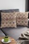 43x43cm Double Sided Throw Pillow Pillow Case Premium Thai Feather Woven Fabric Bohemian Krl112 - 3