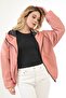 Women's Powder Water and Windproof Oversize Raincoat with Hooded Pockets - Windbreaker - 2