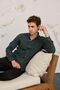 Men's Slim Fit Shirt - Cotton, Corduroy, Buttoned Collar - 6