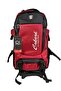 Red Orthopedic Unisex Wheeled Backpack for Passengers and Mountaineers Camping Bag 50 Liters 20Inch - 2