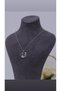 Non-Fading Zircon Necklace with Seafood Motif -Silver Steel Trend Necklace