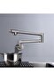 Kitchen Stovetop Faucet Pot, New Model, Imported, Matte Chrome Nickel, 7-Year Warranty. - 4
