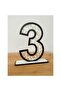 3 Years Old Birthday Table Decor (Beşiktaş Themed Black-And-White) - 4