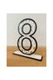8 Years Old Birthday Table Decor (Black-White with Beşiktaş Themes) - 4