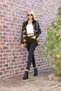 High Waist Jean Trousers (NO COLOR FADING)