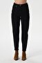 Maya Black Mom Jean Trousers (Color Will Not Fade)