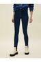 Ikon Dark Blue Multi-Lycra Thick Blue Skinny Jeans (FULL Elastane 7%) - 2