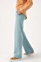 Dark Mint Elastic Wide Leg Sweatpants - 4
