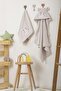 Hipo 100% Cotton Baby Swaddle Light Gray 75X75 cm - 4
