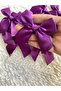 10Pcs - Satin Bow - Purple – Ribbon – Ribbon