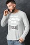 Boxing Club Long Sleeve Gray Men's Combed Cotton T-Shirt