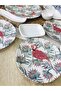 Keramika 15 Piece Flamingo Breakfast Set for 6 People