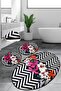Marken 3-Piece Set Bathroom Rug Mat Non-Slip Base Washable Toilet Seat Set