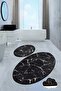 Marble Marble Set of 2 - Bath Mat and Carpet Yeter Djtbanyo