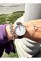 Sporty Vintage Leather Strap Wristwatch - 5