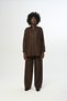 Women's Solid Color Silvery Double Pocket Shirt with Drawn Sleeves and Oversize Cut - 3