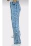 Palazzo High Waist Stretchy Wide Leg Jeans - 2