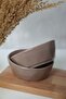 Matte Earth Taupe Crystal Snack Bowl / Sauce Bowl 12 cm 6 Pieces 977 - 3