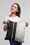 43x43cm Foil Striped Premium Thai Feather Woven Fabric Double Sided Throw Pillow Pillowcase Krl978 - 5