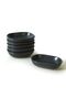 Matte Dark Gray Noyan Snack Bowl 11 Cm 6 Pieces 627 - 2