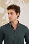 Men's Slim Fit Shirt - Cotton, Corduroy, Buttoned Collar - 2