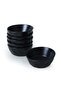 Matte Black Crystal Snack Bowl / Sauce Bowl 12 cm 6 Pieces 956 - 6