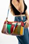 Genuine Leather Multi-Compartment Luxury Women's Hand Cross and Shoulder Bag - 4