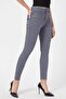 Women's Gray Pants - 3