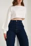 - Women's Crop Oversize Cut Three Thread Polarless Sweatshirt - 5