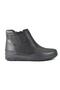 20bk100.p09 Genuine Leather Black Orthopedic Women's Mother Boots