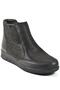 20bk100.p09 Genuine Leather Black Orthopedic Women's Mother Boots - 3