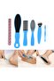 8 Piece Blue Professional Foot Nail Care Set - Callus Remover and Scraper Manicure