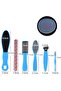 8 Piece Blue Professional Foot Nail Care Set - Callus Remover and Scraper Manicure - 2
