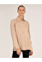 Beige Comfort Fit Long Sleeve Shirt 50254167 -Vr011
