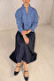 32-7007 Model Blue Pearl Knitwear Cardigan - 5