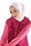 2120_قميص حجاب من التويد بأزرار - 5