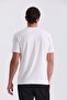 Ecru Slim Fit Crew Neck T-Shirt - 4