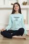 Girl's Combed Cotton Pajama Set 20421 - 8